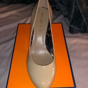 Tan pumps